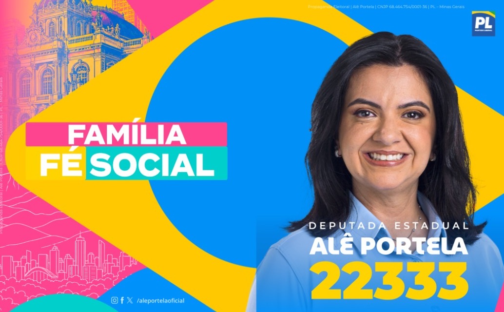 Deputada Estadual Alê Portela 22333 — Família, Fé, Social